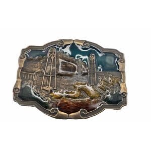 Vintage Winco Of Kansas Oil Fields Belt‎ Buckle